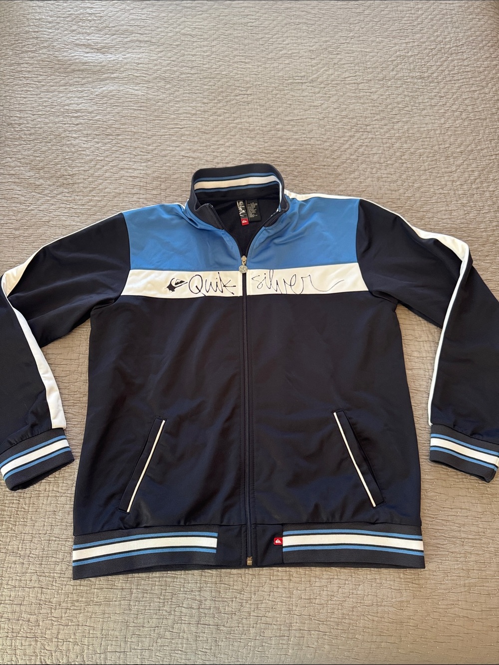Vintage Quicksilver Zip Up Track Style Jacket